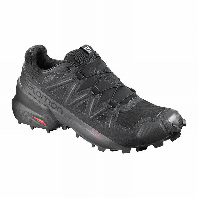 Buty Do Biegania W Terenie Męskie Salomon SPEEDCROSS 5 GORE-TEX - Czarne - Polska (530-CQHRES)